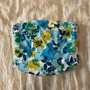 Princess Polly Blue and Green Floral Bustier